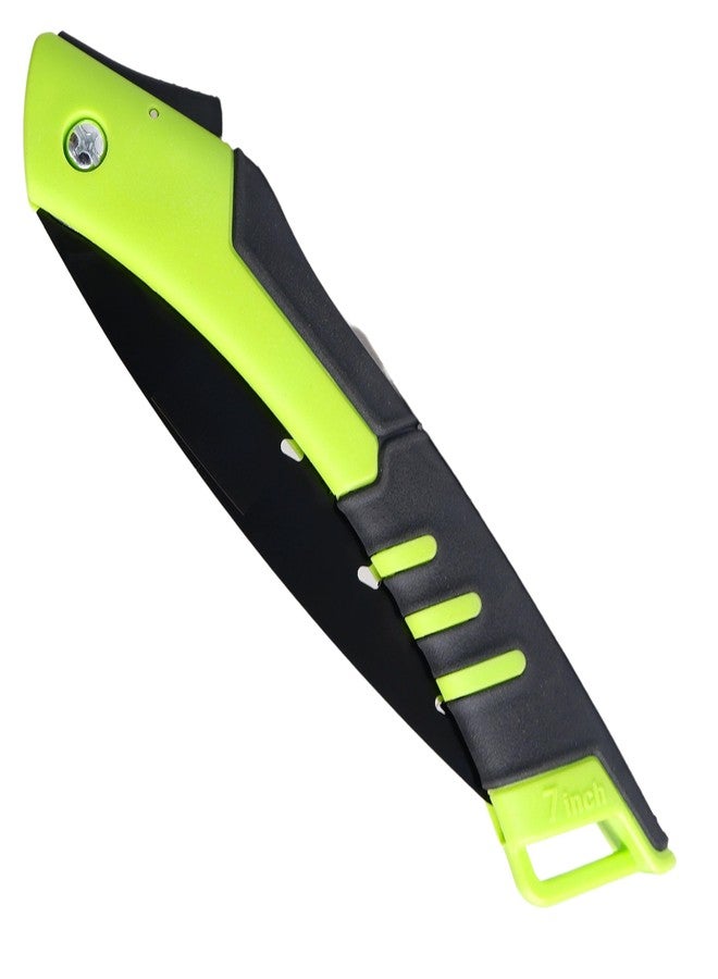 Homdum 7 Inch Foldable Garden Saw Hand Pruning Saw Hand-Powered With Safety Belt Cover For Gardening Camping And Tree Branch Wood Cutting Saw 200 Mm Foldable Pruner Cutter - Image 4